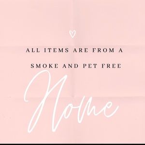 No pets no smoking. Items well kept!